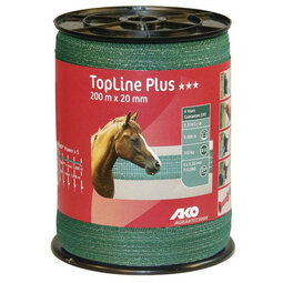 AKO TopLine Plus schriklint groen 2cm-200m AKO TopLine Plus schriklint groen 2cm-200m