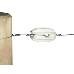 AKO Hoekisolator S polyamide wit v. staaldraad (zakje 10 st) AKO Hoekisolator S polyamide wit v. staaldraad (zakje 10 st)