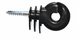 AKO Oogisolator Easy Drill korte steun zwart (zakje 25 st) AKO Oogisolator Easy Drill korte steun zwart (zakje 25 st)