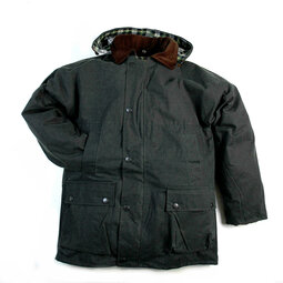 Waxjas gevoerd groen Waxjas gevoerd groen