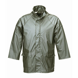 Stretch regenjas groen Stretch regenjas groen