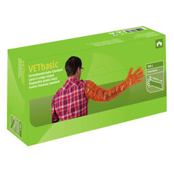 Onderzoekshandschoen VETbasic lang (90cm), à 100st. Onderzoekshandschoen VETbasic lang (90cm), à 100st.