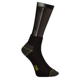 Sok Stappyellow, Quarter coolmax, á 2pr, zwart Sok Stappyellow, Quarter coolmax, á 2pr, zwart