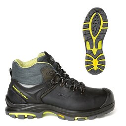 Werkschoen Grisport STS Tundra hoog zwart/lime S3 Werkschoen Grisport STS Tundra hoog zwart/lime S3