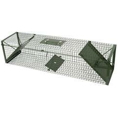 Vangkooi 100cm groen 2 ingangen groot (100x24x24cm) Vangkooi 100cm groen 2 ingangen groot (100x24x24cm)