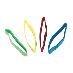 Enkelband klitter, blauw (10st)